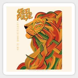 Steel Pulse Lion Steel Sticker